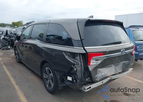 2019 Honda Odyssey Touring from USA, damaged, VIN 5FNRL6H81KB001724